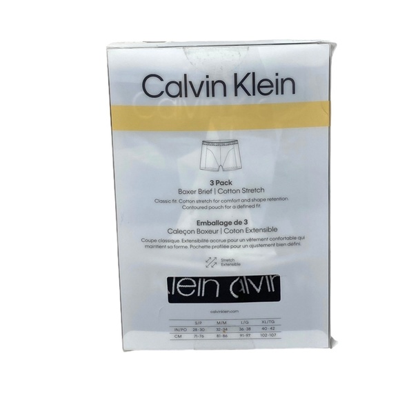 💖MEGA SALE💖Calvin Klein Cotton  Boxer Brief Gray 3 Pack Men Underwear NP242200 - Picture 7 of 7